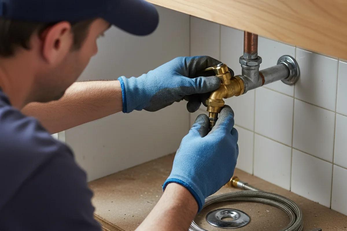 Shutoff valve and fitting work during Repiping in Orangevale